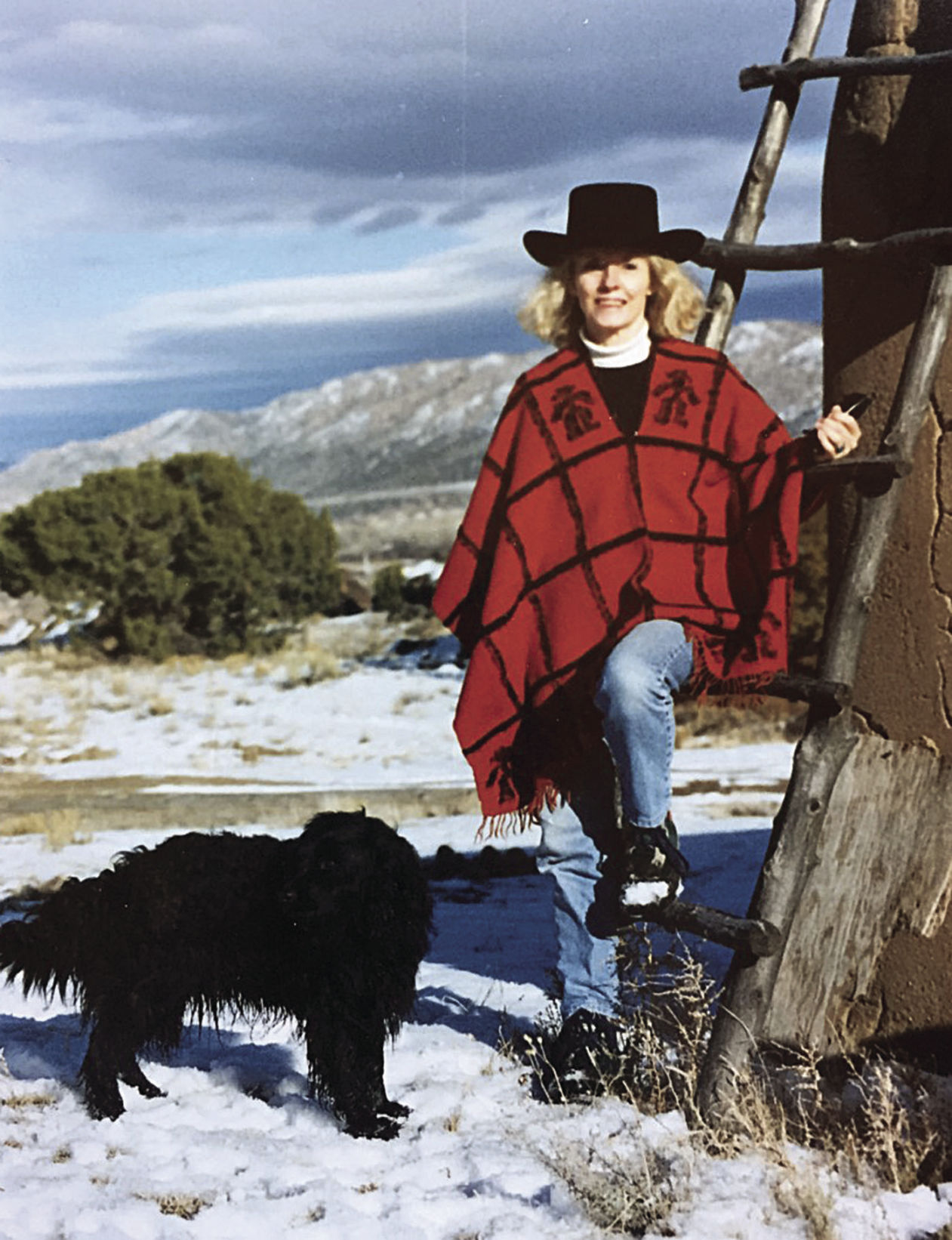 katherine wells feature 1995 on mesa with dog shaggy